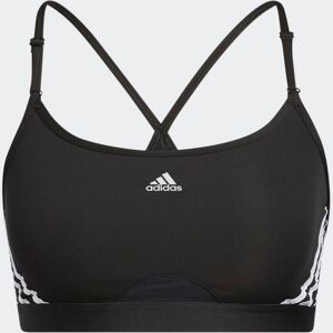 Adidas Aeroreact Training Light-Support 3-Stripes Bra Black / White 2XL A-C