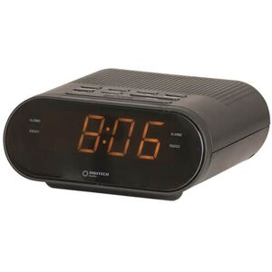 Digitech Compact Portable 240V LED Alarm Clock with AM/FM Radio