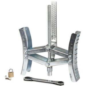 Road Tech Expanding Dual Axle Metal Wheel Stop Chock