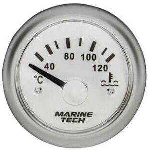 Marine Tech Marine Tech Water Temperature Gauge (40-120deg) - White