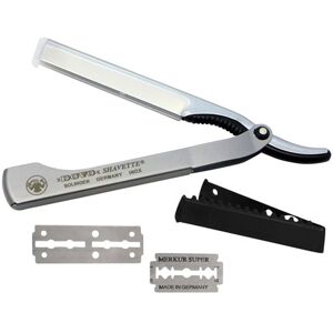 Dovo Dovo Shavette Straight Razor with Inserts (Clear/Black)