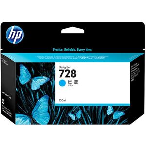 HP 728 Ink Cartridge 130mL - Cyan