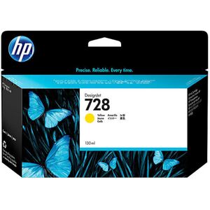 HP 728 Ink Cartridge 130mL - Yellow