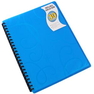 Beautone Jewel Twin Display Book 30 pocket (A4) - Blue
