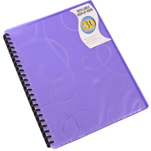 Beautone Jewel Twin Display Book 30 pocket (A4) - Purple