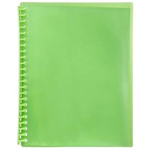Marbig Refillable Display Book A4 (Translucent) - Lime