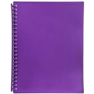 Marbig Refillable Display Book A4 (Translucent) - Purple