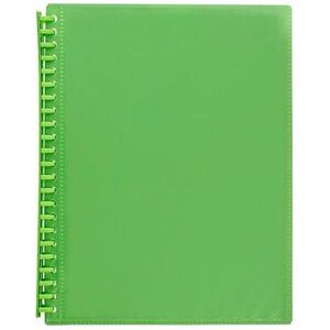Marbig A4 Refillable 20P Insert Cover Display Book - Lime