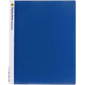 Marbig Non Refillable A4 20P Insert Cover Display Book - Blue