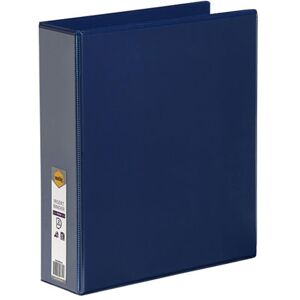 Marbig Clearview A4 2D-Ring Insert Binder 50mm - Blue