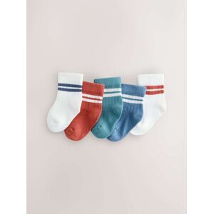 Next Rust Brown Baby Socks 5 Pack (0mths-2yrs)