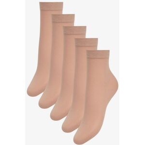 Next Nude 20 Denier Ankle Socks 5 Pack