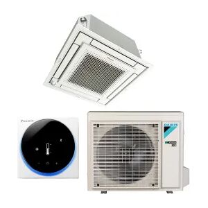 Climatiseur cassette 600x600 4 voies DAIKIN extra-plat 5.0kW FFA50A9 + RXM50A FFA-A9 PAC réversible et silencieuse