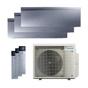Climatiseur tri split DAIKIN Emura 3 3MXM52A9 FTXJ-AS 5.2kW tailles 20 + 20 + 20 Argent FTXJ20AS + FTXJ20AS + FTXJ20AS