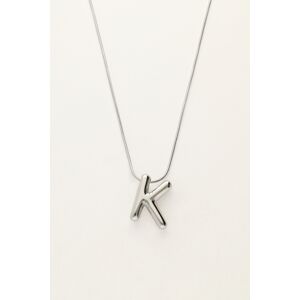 Collier initiale lettre ballon My Jewellery Argenté One size fehomme
