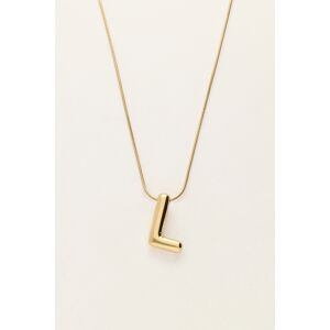 Collier initiale lettre ballon My Jewellery Doré One size fehomme