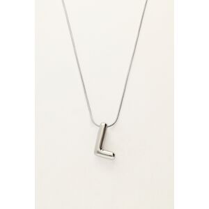 Collier initiale lettre ballon My Jewellery Argenté One size fehomme