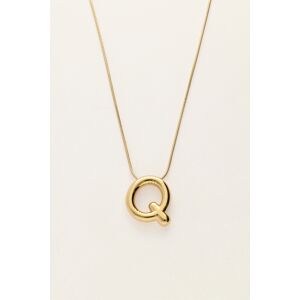 Collier initiale lettre ballon My Jewellery Doré One size fehomme
