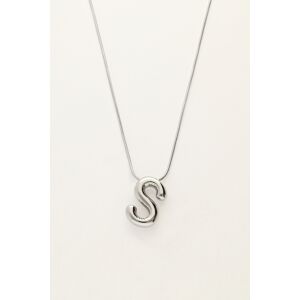 Collier initiale lettre ballon My Jewellery Argenté One size fehomme