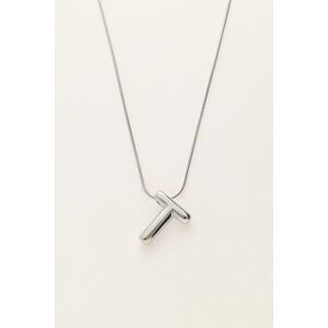Collier initiale lettre ballon My Jewellery Argenté One size fehomme
