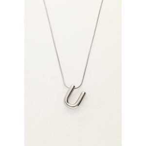 Collier initiale lettre ballon My Jewellery Argenté One size fehomme