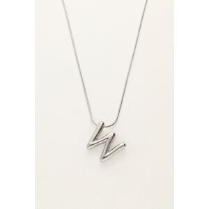 Collier initiale lettre ballon My Jewellery Argenté One size fehomme