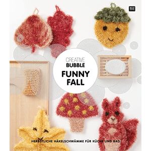 Rico Design GmbH & Co. KG Creative Bubble - Funny Fall: Herbstliche Häkelschwämme Für Küche Und Bad