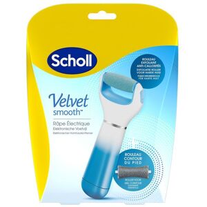 Scholl Velvet Smooth Rape Electr.+gommage Ps Bleu