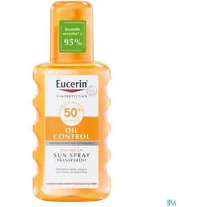 Eucerin Sun Oil Control Touche Sec Spray Transparant SPF 50+ 200ml