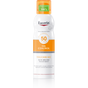 Eucerin Sun Oil Control SPF50 Toucher Sec Brume Transparent 200ml