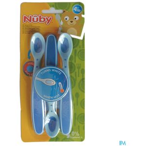 Nuby Nûby Cuillères thermosensibles - rose - 3p - 3m+