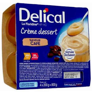 Delical Creme Dessert La Floridine Cafe 4x200g