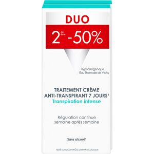 Vichy Déo Traitement Anti-transpirant Crème 7 Jrs Déodorant - Transpiration Intense Duo 2x30ml