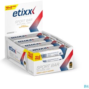 Etixx Natural Oat Bar Sweet&salty; Caramel 12x55g
