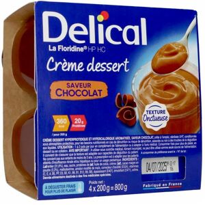 Delical Creme Dessert La Floridine Chocolat 4x200g