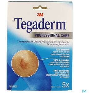 Tegaderm 3m Film Dressing Transp 10x12cm 5 1626p