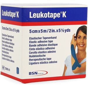 Leukoplast Leukotape K Bande Adh Elast Bleu 5,0cmx5m 1