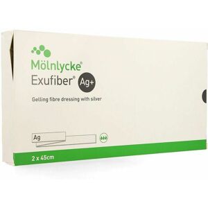 Molnlycke Exufiber Ag Gel.fibre Dressing St Meche 2,0x45 5