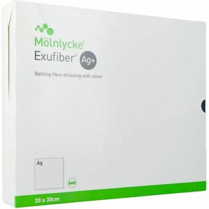 Molnlycke Exufiber Ag Gel.fibre Dressing Ster 20 X 30cm 5