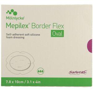 Mepilex Border Flex Oval Pans 7,8x10cm 5 583500