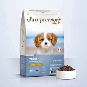 Ultra Premium Direct Croquettes Super Premium pour Chiot de Petite et Moyenne Taille (poids adulte <30 Kg)