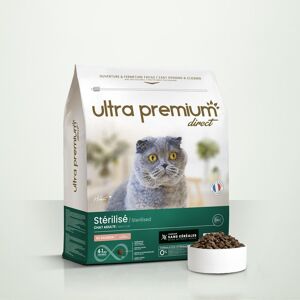 Ultra Premium Direct Croquettes Chat Saumon - Sans Céréales - Pour Chat Stérilisé