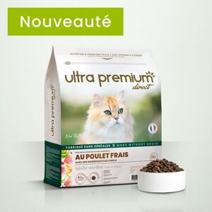 Ultra Premium Direct Croquettes sans céréales au poulet frais pour chat stérilisé