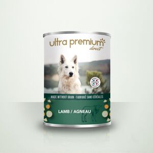 Ultra Premium Direct 12 Boîtes de Pâtée pour Chien Sans Céréales - Agneau