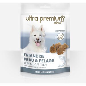 Ultra Premium Direct Friandise Peau & Pelage pour chien au saumon