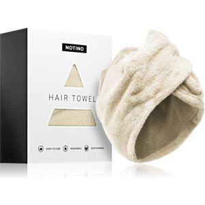 Notino Spa Collection Hair Towel serviette de toilette pour cheveux Beige 1 pcs