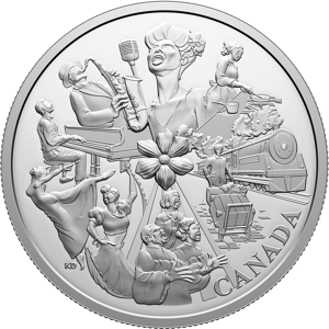 Royal Canadian Mint Commemorating Black History: Hogans Alley  1 oz. Fine Silver Coin