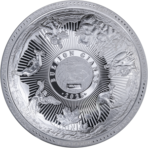 Royal Canadian Mint Bullion Giants   50 g Fine Silver Coin