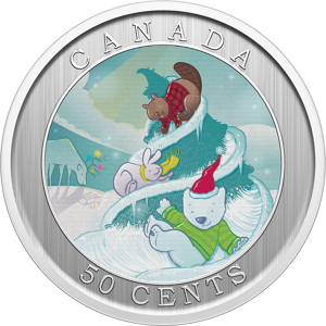 Royal Canadian Mint Whimsical Holiday Tree  Lenticular Coin (2025)