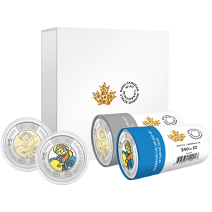 Royal Canadian Mint 2025 $2 Celebrating the Life and Art of Daphne Odjig Special Wrap Roll Box Set